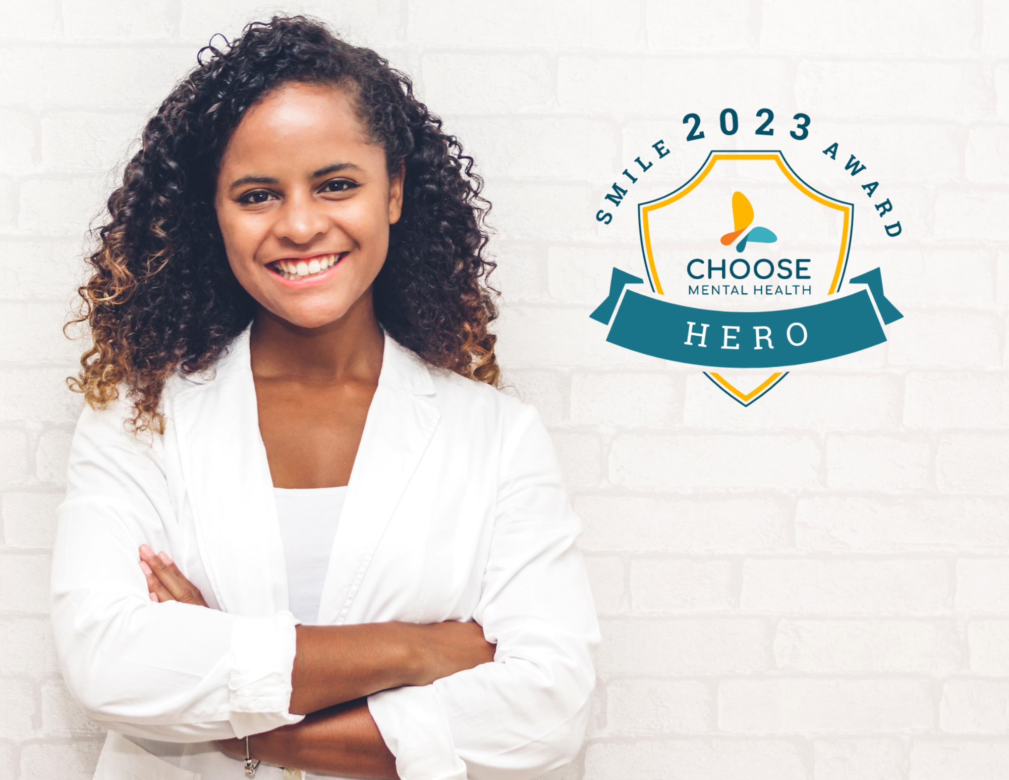 Diverse woman, confident and happy