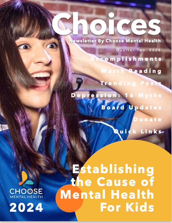 Magazine cover page with gamer woman smiling from win